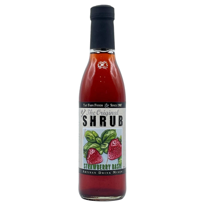 Strawberry Basil Shrub