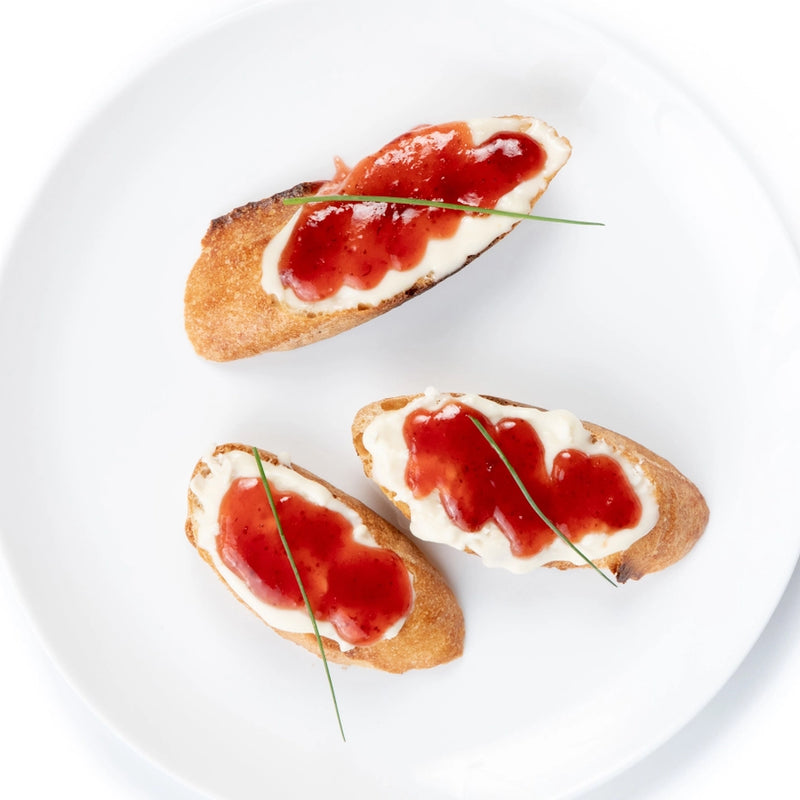 Strawberry with Wild Rose Botanical Jam - appetizers