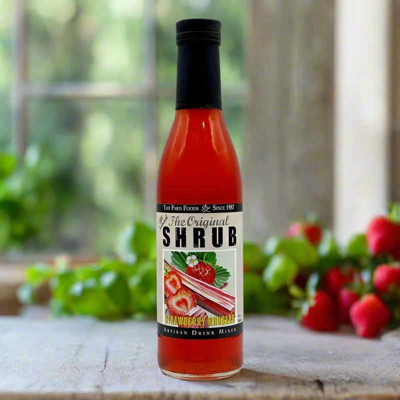 Strawberry Rhubarb Shrub