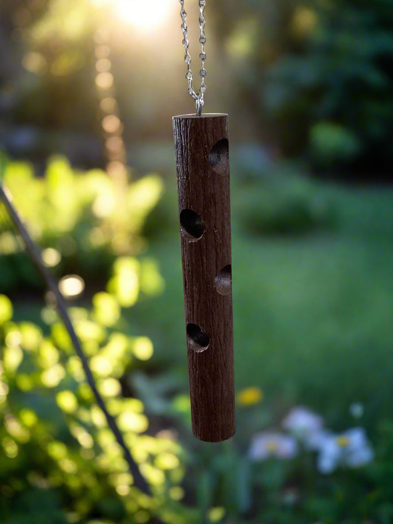 Suet Plug Recycled Log Feeder