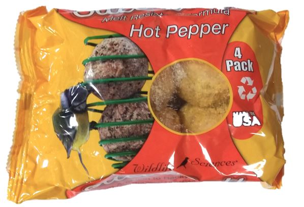 Suet Ball Feeder Bundle - Hot pepper suet balls