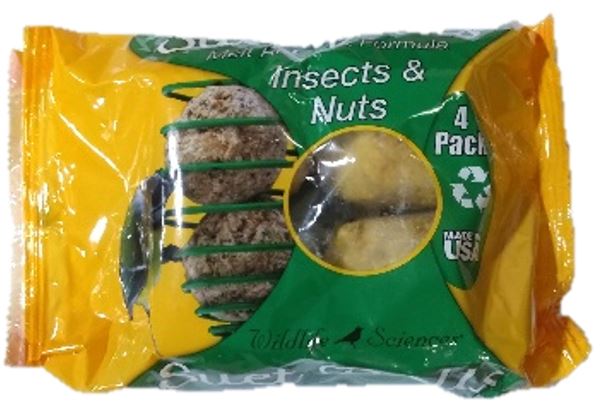 Festive Winter Suet Ball Feeder Bundle - Insect and nuts suet balls