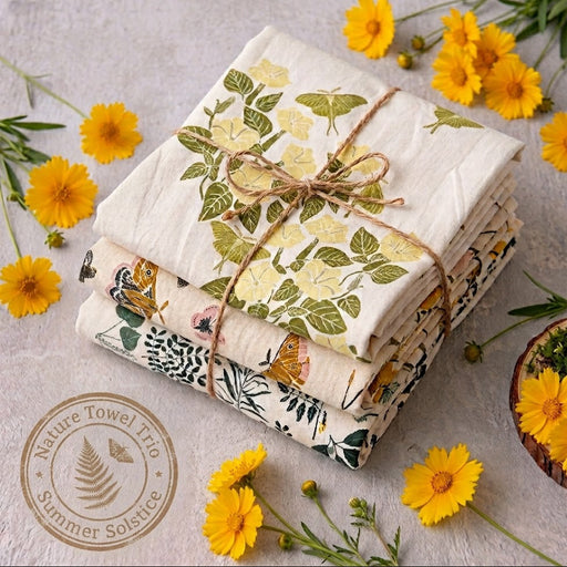Nature Towel Trio - Summer Solstice