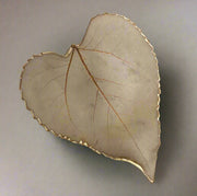 Butterfly Puddler - Sunflower Leaf with Goldenrod Shino Glaze