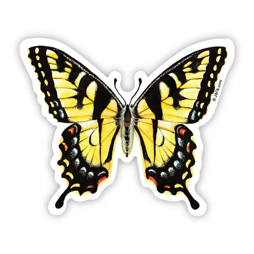 Eastern Tiger Swallow Tail Butterfly Vinyl Sticker