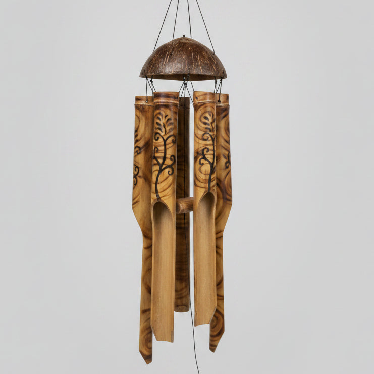 Bamboo Chime - Burnt Swirls