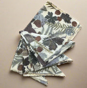 Table Runner and 4 Napkins - Muted Tone