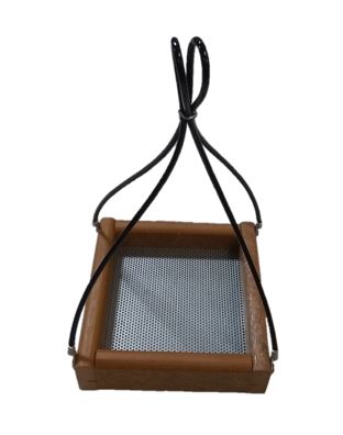 Hanging Tray Recycled Feeder - 5" x 5" - Tan