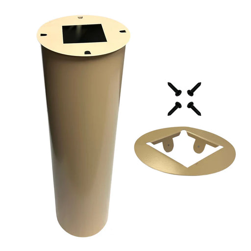 Flat Top Squirrel Baffle/ Squirrel Guard - 4 x 4 Tan
Including the hardware collar and screws