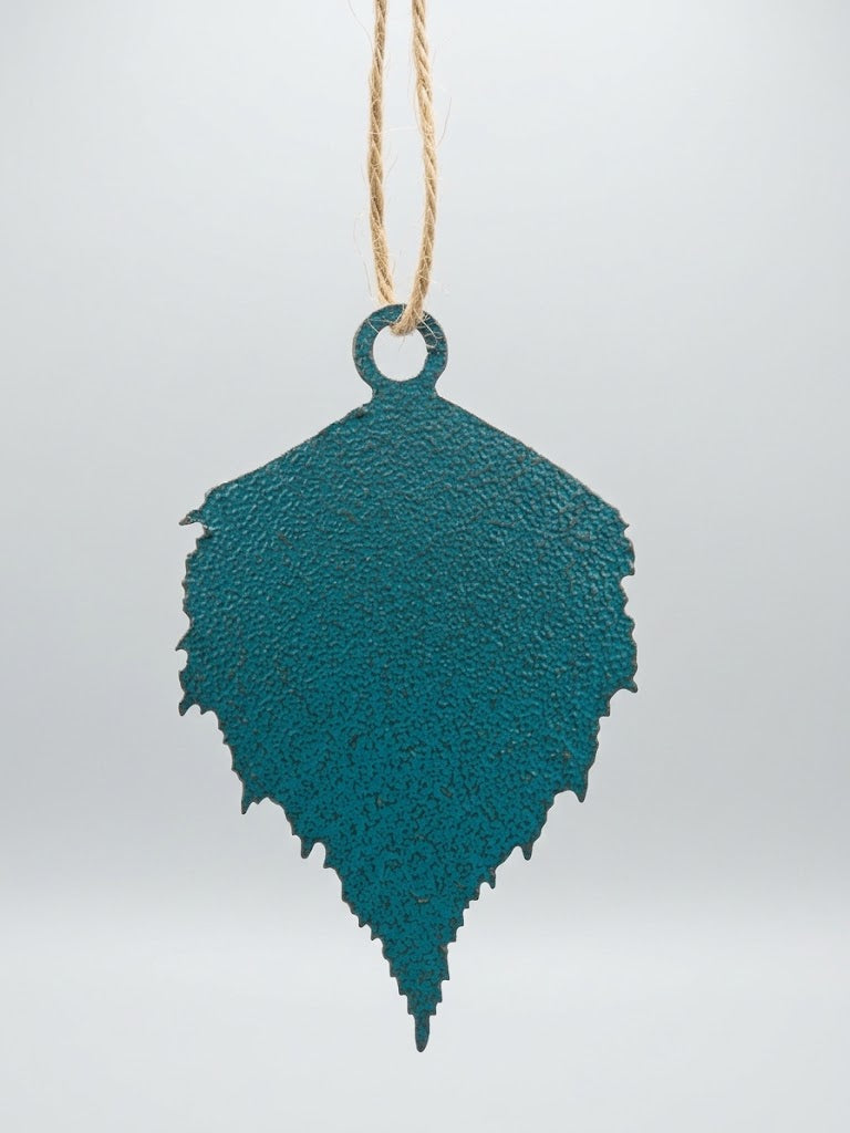 Paper Birch Leaf Ornament