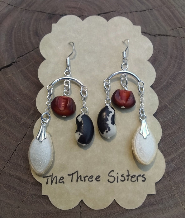 Three Sisters Dangling Earrings