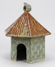 Toad House with Peacock Design - Dark Slate
large