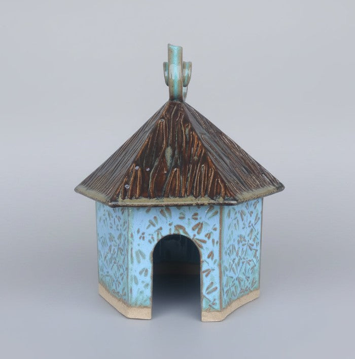 Toad House with Dragonfly Dance Design - Arctic Blue