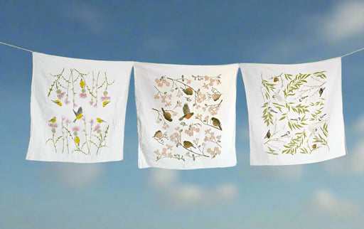 Springtime Towel Trio - Songbirds