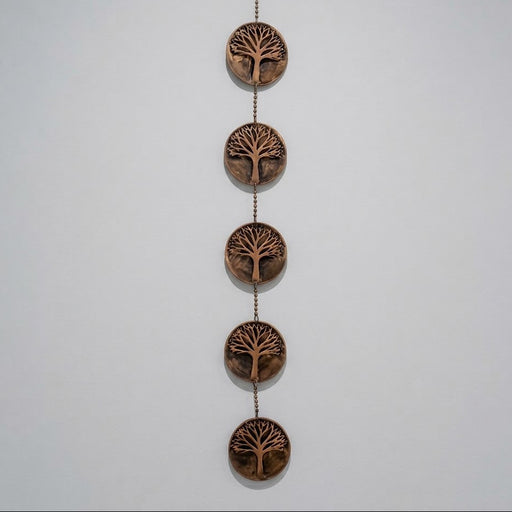 Flamed 5-Disc Raised Tree Wall Discs
