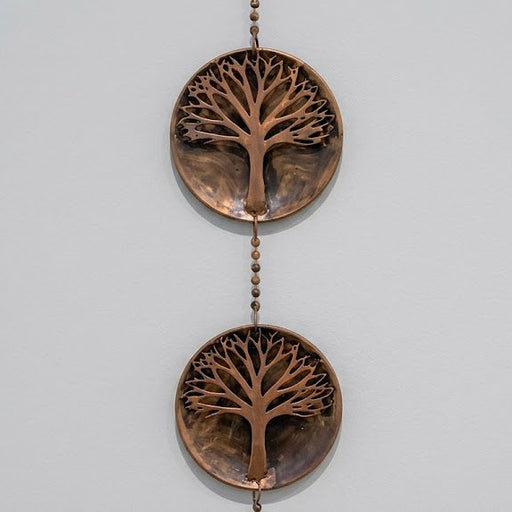 Flamed 5-Disc Raised Tree Wall Discs
