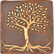 Tree of Life Tile 4 x 4 - brown