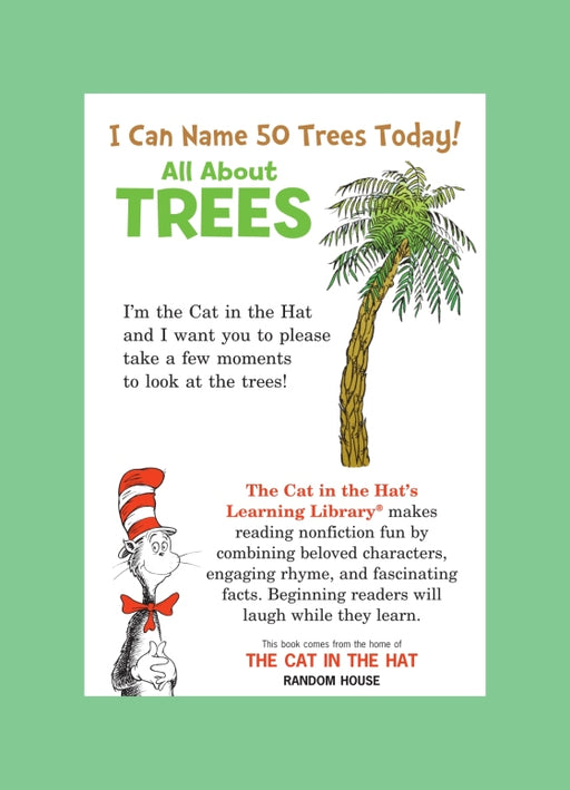 Dr. Suess: I Can Name 50 Trees Today! All About Trees - back cover