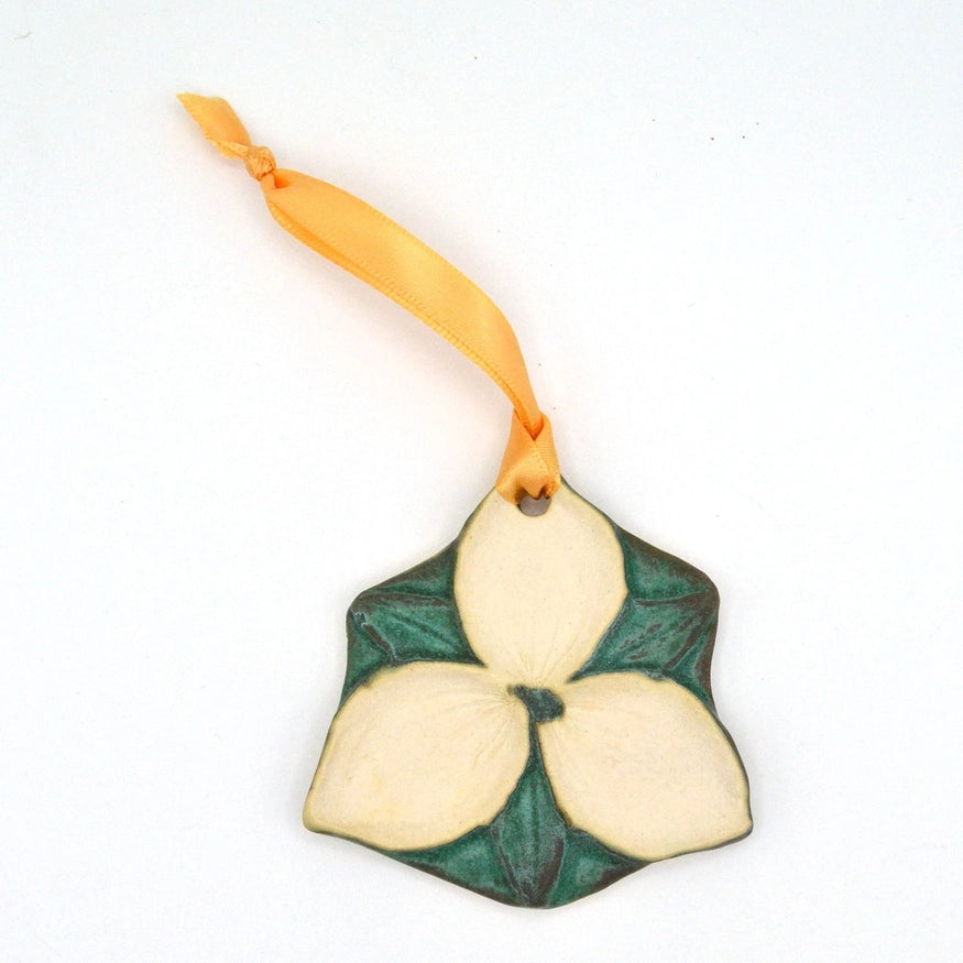 Trillium Ceramic Ornament