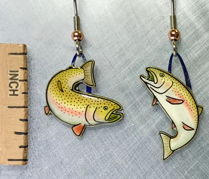 Rainbow Trout Earrings