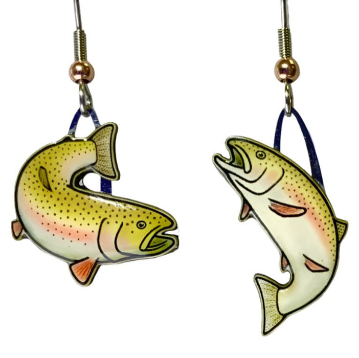 Rainbow Trout Earrings