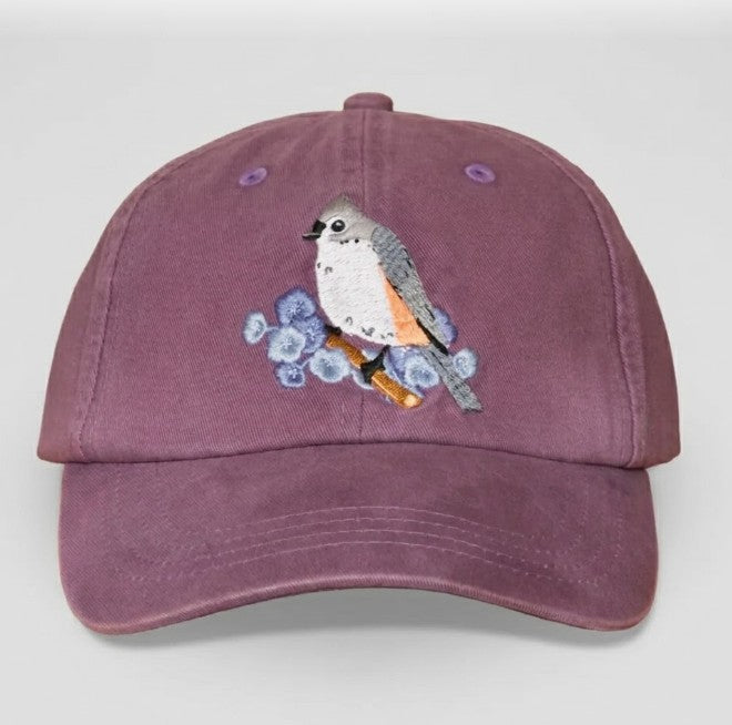 Tufted Titmouse Washed Hat