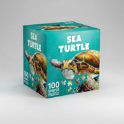 Sea Turtle 100 Piece Shaped Jigsaw Puzzle