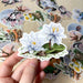 Vinyl Sticker - Turtle and Water Lilies