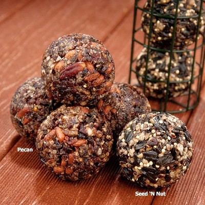 Merry Mealworm, Suet Balls & Peanut Feeder Sampler Bundle - Seed & Nut Tweets – 5 pack