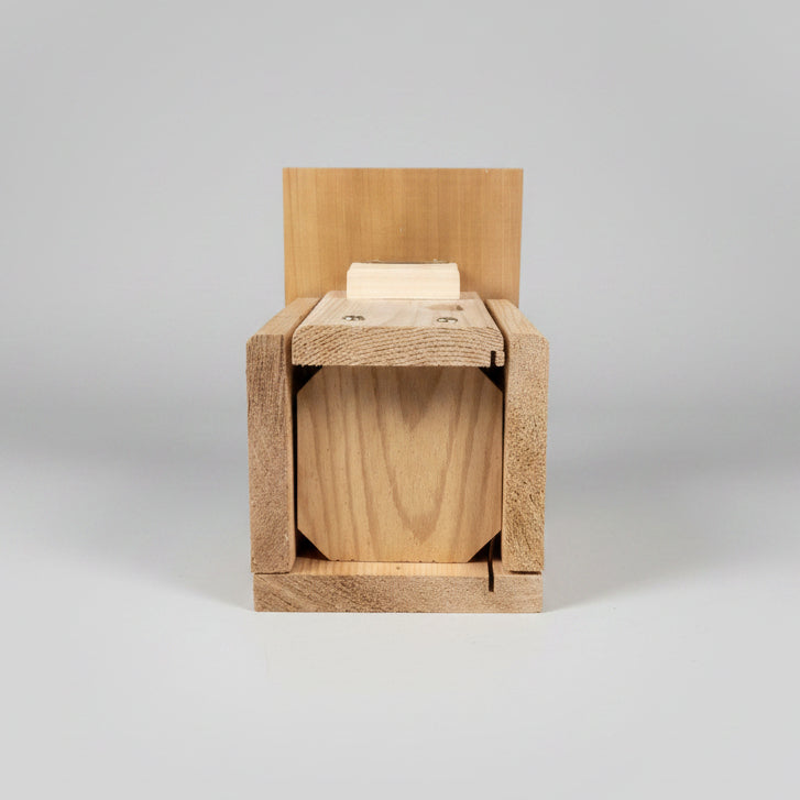 Ultimate Bluebird House with Metal Portal
cut corners in base for drainage