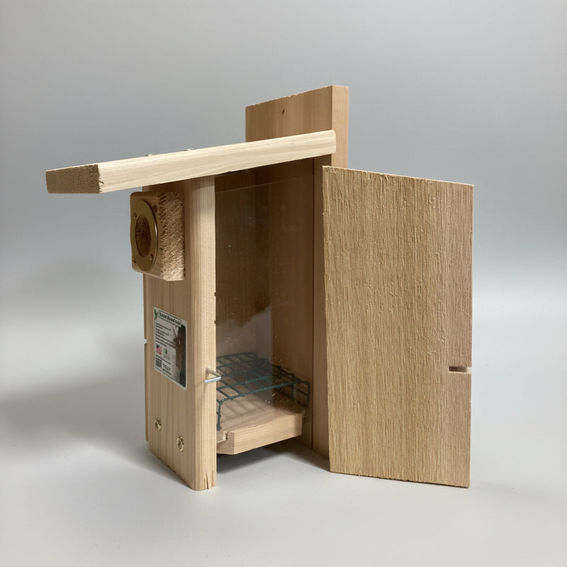 Ultimate Bluebird House with Metal Portal
observation side