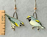 Golden-Winged Warbler Earrings