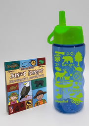 Expedition Bottle and Activity Book - Jr. RangerLand - blue