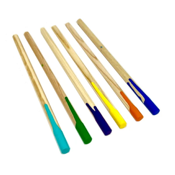 Bee Wayfinders for Mason Bees
bold colors that bees can see easily