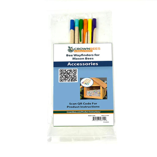 Bee Wayfinders for Mason Bees
6 Bee Wayfinders per package