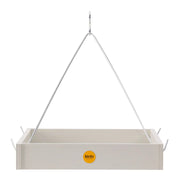 Green Solutions Hanging Platform Feeder - Large in Sea Salt White