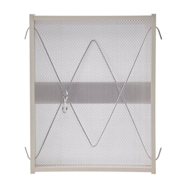 Green Solutions Hanging Platform Feeder - Large in Sea Salt White
metal mesh tray bottom for good drainage