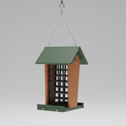 Whole Peanut Feeder - Cedar with Turf Green roof and base