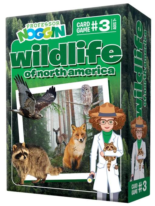 Prof. Noggin Wildlife of North America Card Game