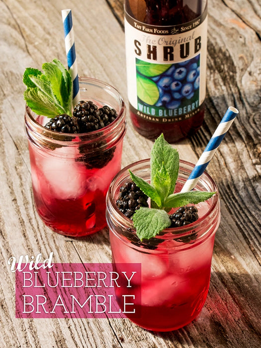Wild Blueberry Shrub - drink recipe idea