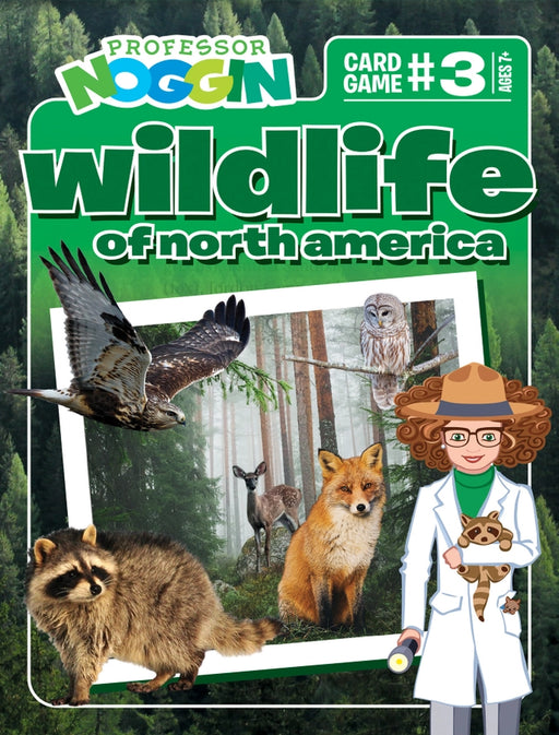 Prof. Noggin Wildlife of North America Card Game