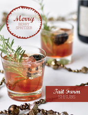 Wild Blueberry Shrub drink recipe idea