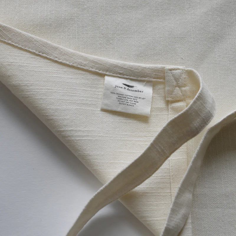 Organic Apron - Willow Thicket
inside seams