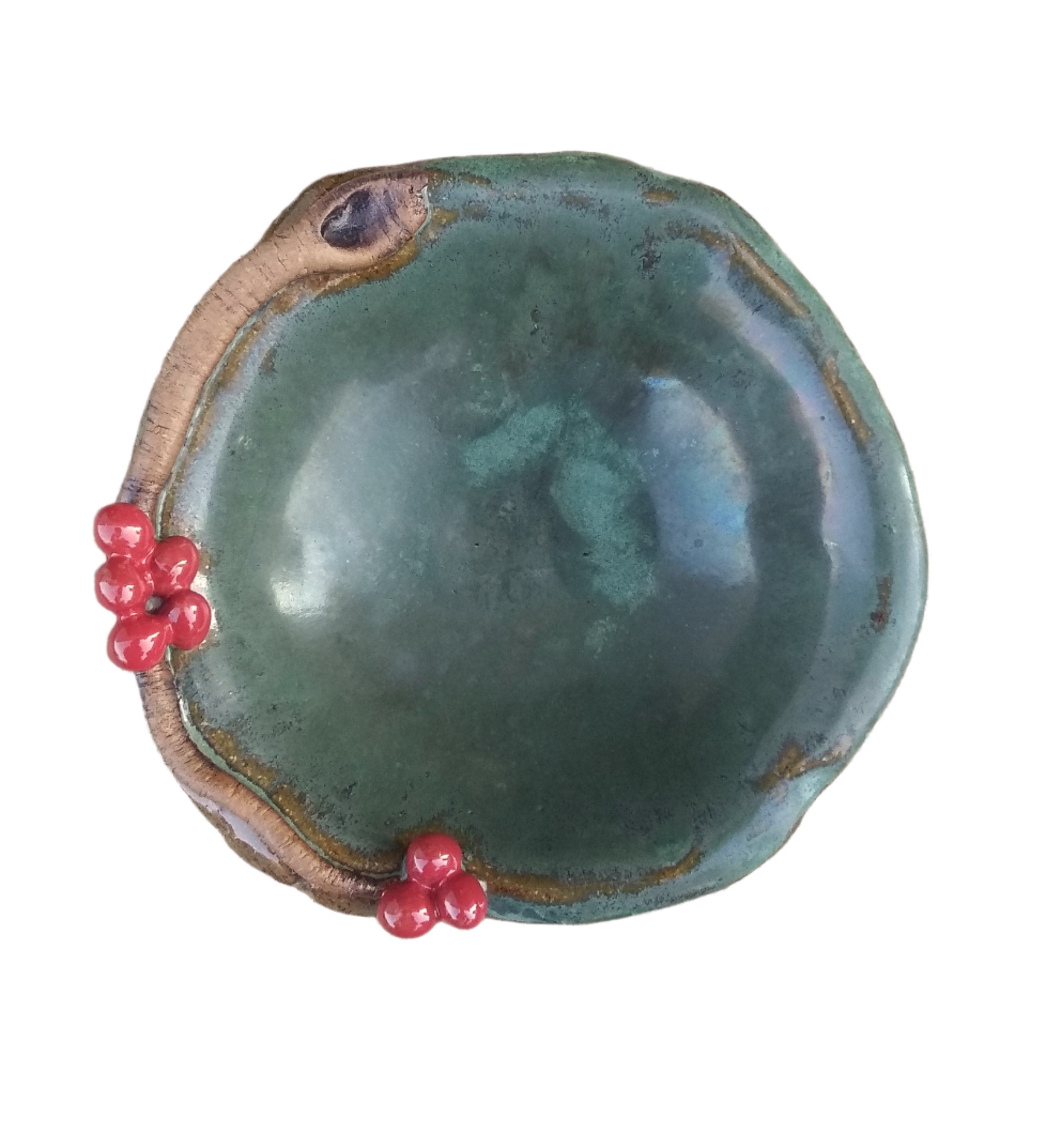 Stoneware Dessert Tray Set - Common Winterberry - Thumbnail 3