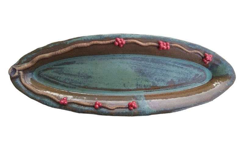 Stoneware Dessert Tray Set - Common Winterberry platter