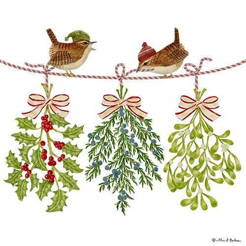 Winter Swag Flour Sack Towel