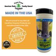 Bird Feeder Cleaner Wipes 40ct
Made in the USA