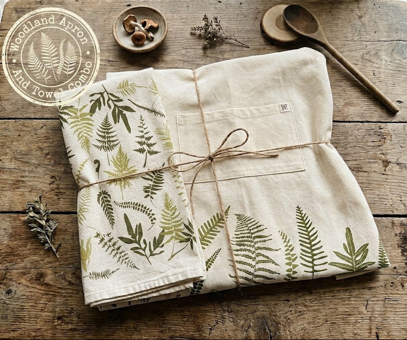 Woodland Apron and Towel Combo