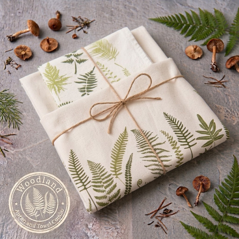 Woodland Apron and Towel Combo