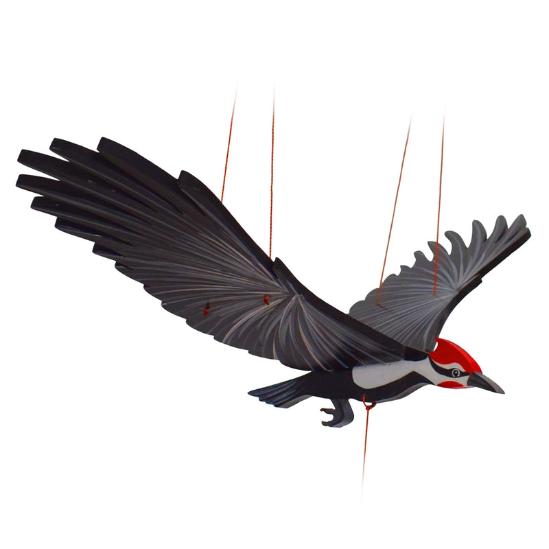 Pileated Woodpecker Bird Flying Mobile